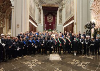 Ragusa, i vigili urbani di tutta la provincia festeggiano San Sebastiano