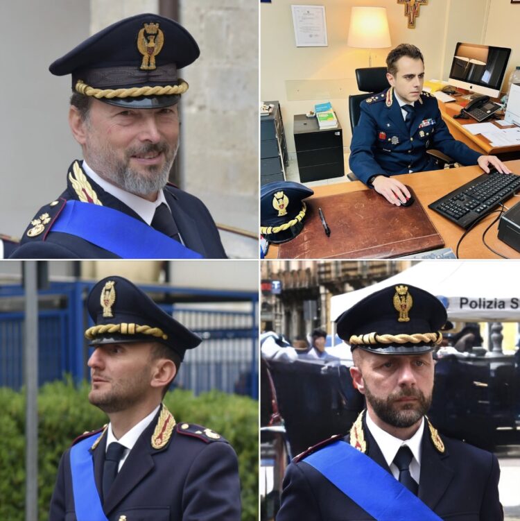 Nuovi prestigiosi incarichi per quattro funzionari della Questura di Ragusa