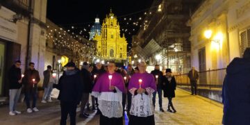 Ragusa, una fiaccolata per commemorare le vittime del grande terremoto del 1693