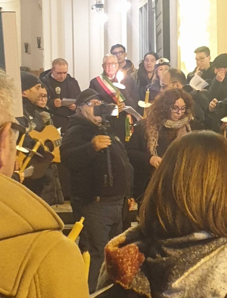 Vittoria, ieri sera la marcia per la pace nel giorno della strage di San Basilio