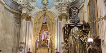 Sant’Antonio abate a Giarratana, traslato il simulacro