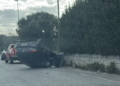 Modica-Scicli, auto si ribalta