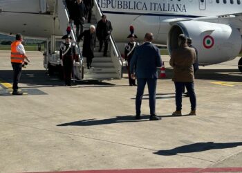 Per la prima volta nella sua storia l’aeroporto di Comiso ha ospitato un capo dello Stato