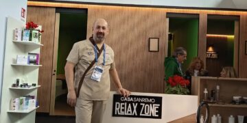 Gianni Cassisi è stato di nuovo selezionato per la Relax zone di Casa Sanremo 2026