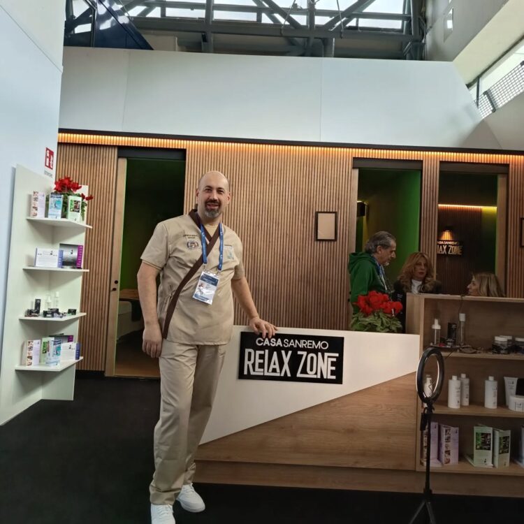 Gianni Cassisi è stato di nuovo selezionato per la Relax zone di Casa Sanremo 2026