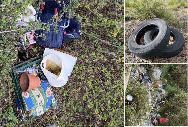 Discariche abusive lungo i sentieri di Sciuchia e dintorni, la denuncia del naturalista Alessandro Pantano