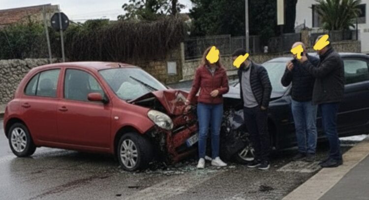 Ragusa, scontro tra due auto in via Colleoni. I residenti: “Installate i dissuasori di velocità”