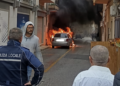 Santa Croce Camerina, auto in fiamme