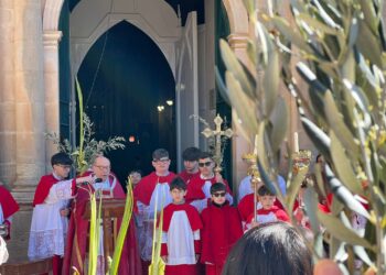 Ragusa, la benedizione delle palme e dei ramoscelli d’ulivo questa mattina al Giardino ibleo