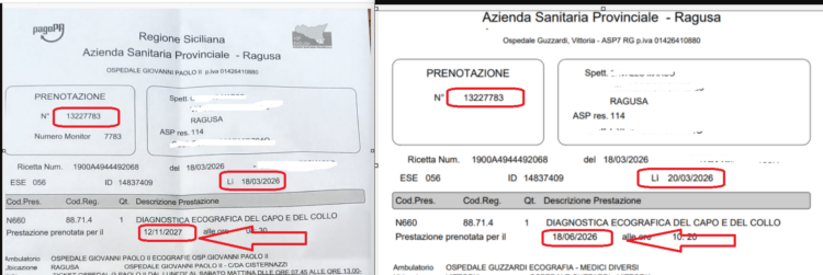 Ragusa, dopo la denuncia pubblica spariscono 17 mesi di attesa