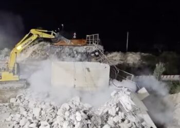 Demolito il ponte sulla Ss 514 in territorio di Chiaramonte