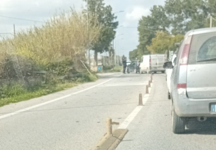 Vittoria, incidente sulla Sp 2 e il traffico è diventato caotico
