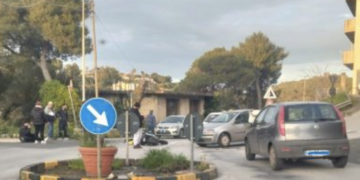 Modica, scontro tra auto e moto in via San Giuliano