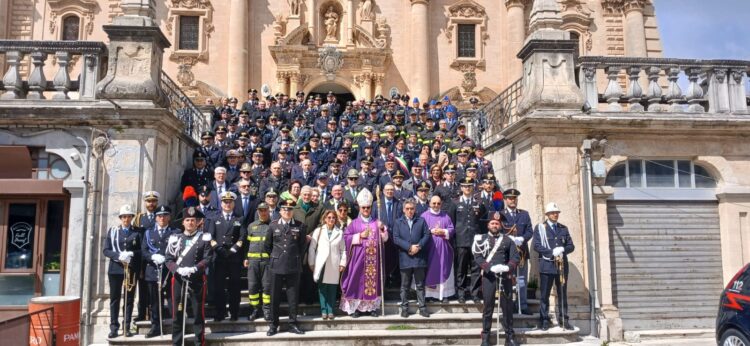 Ragusa, precetto interforze in cattedrale