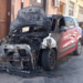 Auto al rogo nella parte alta di Ragusa