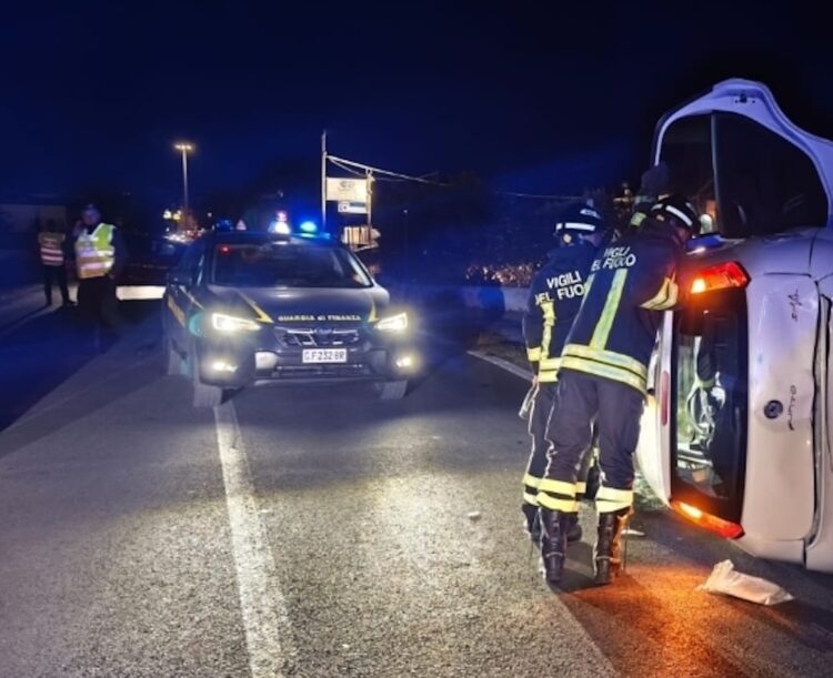 Santa Croce, grave incidente stradale: due coniugi feriti in modo serio