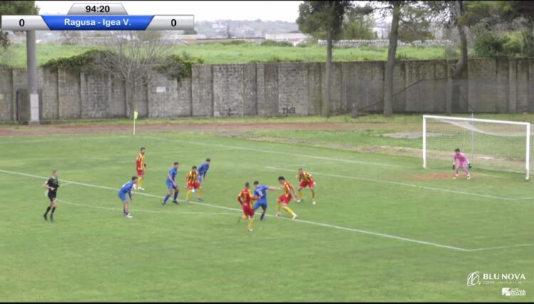 Il Ragusa si aggiudica il match con l’Igea al 95esimo