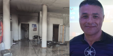 Marina di Ragusa, palestra a fuoco