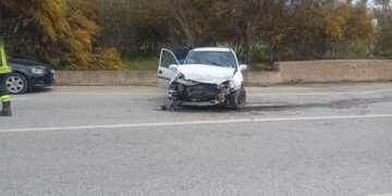 Incidente stradale autonomo sulla Scoglitti-S. Croce: un ferito