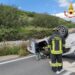 Incidente stradale autonomo a Pozzillo (Ragusa), si capovolge con l’auto: ferito 60enne