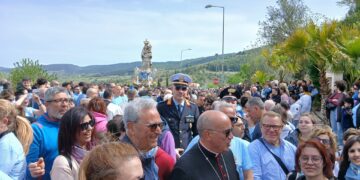 Chiaramonte e la salita della Madonna di Gulfi, anche il vescovo La Placa tra i devoti