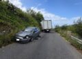 Incidente auto-camion nel tratto di strada che collega Modica a Scicli