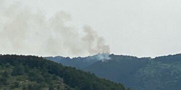 Giarratana, incendio a Monterotondo. Presa di mira l’area boschiva