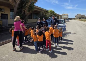 Pozzallo, la polizia di Stato vicina ai bimbi della scuola dell’infanzia