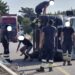 Autocarro si ribalta sulla Ragusa-Malavita-Santa Croce