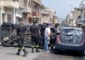 Vittoria, incidente stradale in via XX settembre. Auto si ribalta: quattro feriti