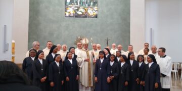 Professione religiosa perpetua per undici suore, il rito questa mattina nella chiesa del Sacro Cuore a Ragusa