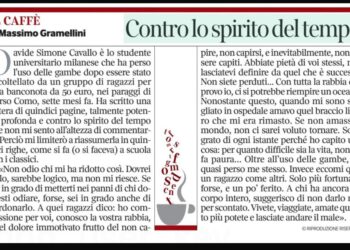 La lettera del ragusano Davide Simone Cavallo riassunta da Gramellini sul Corsera