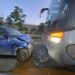 Vittoria, utilitaria contro bus: feriti lievi