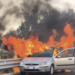 Auto in fiamme sulla Modica-Pozzallo: lunghe file