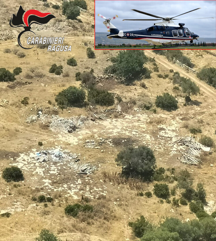 Donnalucata, sequestrata discarica abusiva di 80mila metri quadrati