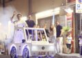 Wacky races che divertimento a Ragusa, vince una spiritosa Papamobile