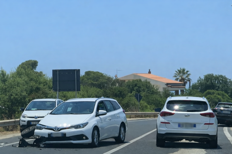 Ragusa mare, ancora un incidente: scontro tra due auto