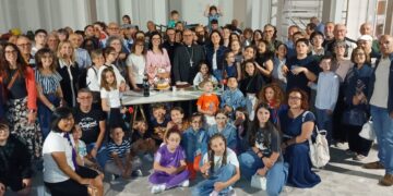 Ragusa, famiglie in festa ieri sera al Sacro Cuore di Gesù
