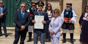 Ragusa, Giuseppe Gulino cavaliere Omri