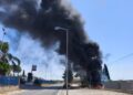 Rogo di pneumatici sulla Vittoria-Acate