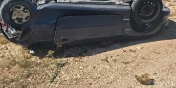 Grave incidente sulla Ragusa mare, si capovolgono con l’auto