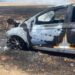 Incendio lungo la Sp 1 per Marina di Acate, terreni in fiamme e un’auto distrutta