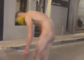 Vittoria, mistero sull’uomo nudo al centro dell’incrocio