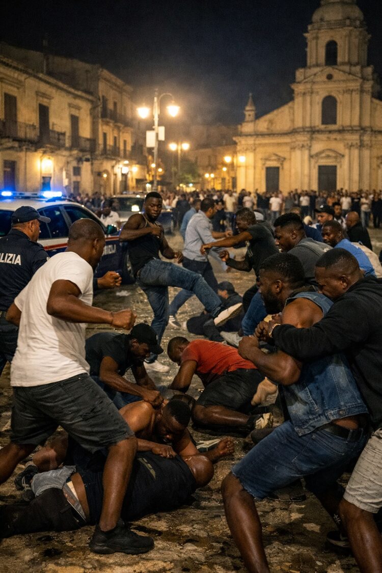 Clamorosa rissa in piazza Manin, coinvolte 50 persone