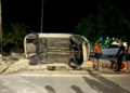 Incidente a Sampieri, auto senza controllo sbatte contro un muro di recinzione