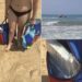 Scene da film a Casuzze, dal mare le borse cariche di soldi