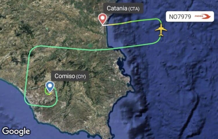 Volo decollato dall’aeroporto di Comiso e diretto a Milano costretto ad atterrare a Catania per il vento