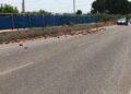 Vittoria, furgone coinvolto in un incidente stradale perde il carico di peperoni
