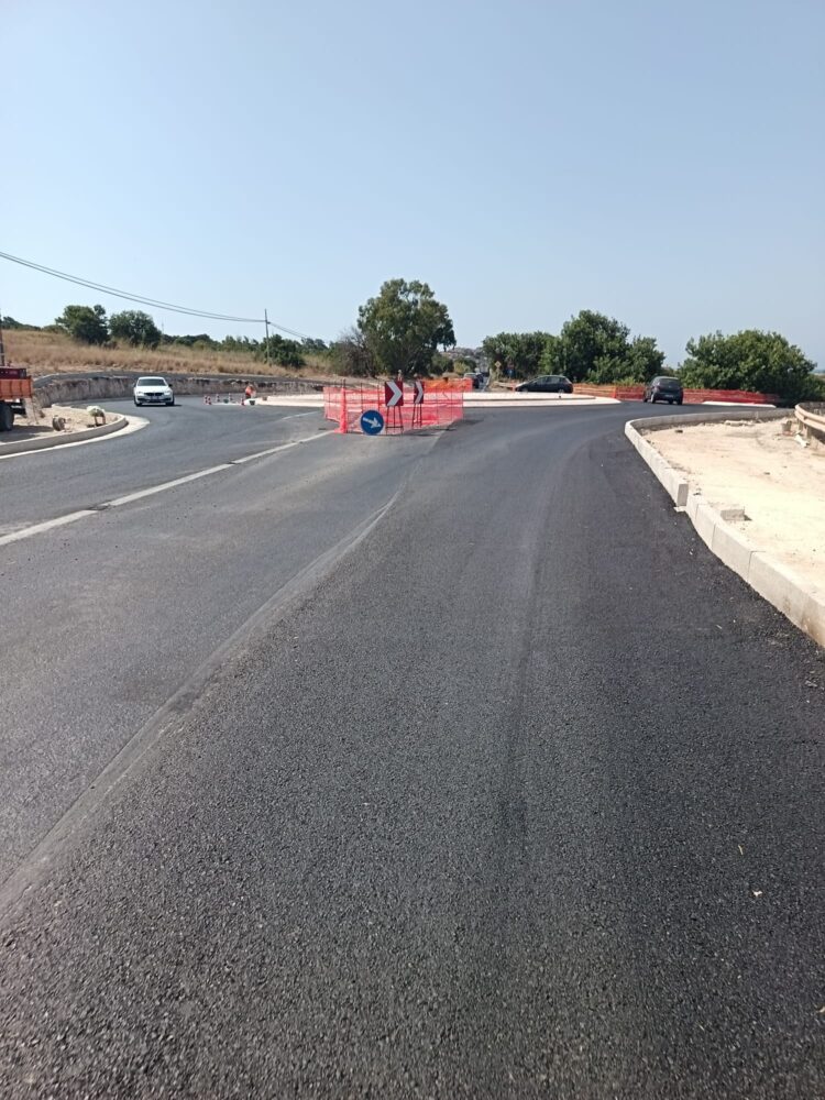 Bruca (Scicli), completata la nuova rotatoria