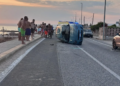 Auto si ribalta sulla Marza-Pozzallo: ci sono feriti